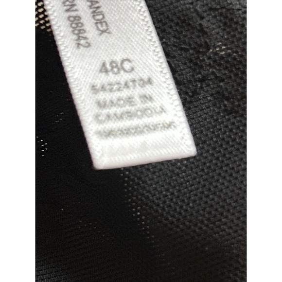 NEW Comfort Choice Posture Support Bra Black Lace Front Closure 46D 27-1105-9 - Picture 9 of 10